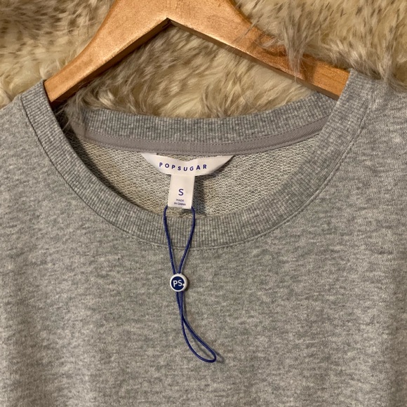 Pop Sugar Grey Sweatshirt Dress - Picture 2 of 3